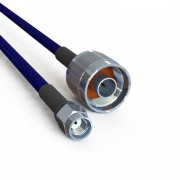 Кабель 50 см. для антенны WiFi с разъемами N-male и RP-SMA-male 