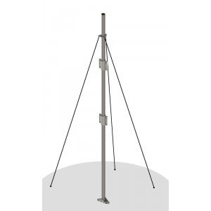 Мачта антенная M45D3 алюминиевая серая 4.5 м. составная 3х1.5м фото 2 | GSM-Репитеры.РУ Мачта антенная M45D3 алюминиевая серая 4.5 м. составная 3х1.5м фото 2