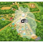 Комплект для мощного WiFi на загородном участке (сектор до 200 м.) Комплект для мощного WiFi на загородном участке (сектор до 200 м.)