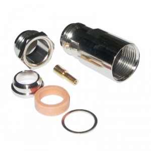 Разъём N-212/8D (N-female, прижимной, на кабель 8D) фото 1