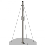 Мачта антенная M30D2 алюминиевая серая 3 м. составная 2х1.5м