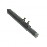 Мачта стальная серая 3 м. телескопическая