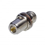 Переходник N-332 N-female - N-female (прямой, с гайкой) Переходник N-332 N-female - N-female (прямой, с гайкой)