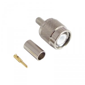 Разъём T-111F (TNC-male, обжимной, на кабель RG-58) фото 1 | GSM-Репитеры.РУ Разъём T-111F (TNC-male, обжимной, на кабель RG-58) фото 1