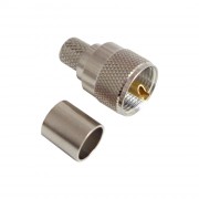 Разъём U-111B (UHF-male, обжимной, на кабель RG-213)