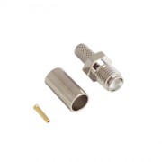 Разъём S-211F (SMA-female, обжимной, на кабель RG-58)