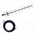 Антенна GSM BS-900-14 (Направленная, 14 дБ, кабель 10м. с SMA)