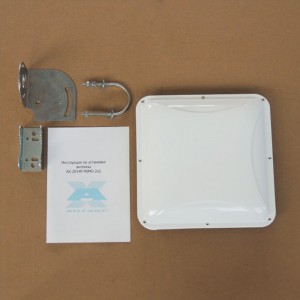 Антенна LTE1800/3G AX-2014P MIMO (Панельная, 2 x 14 дБ) фото 14
