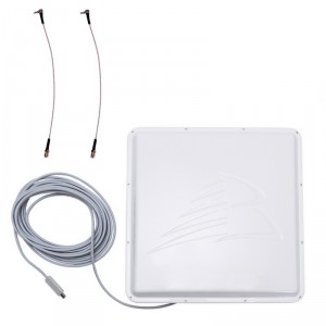 Антенна OMEGA 3G/4G MIMO USB BOX (Панельная, 2 x 18-20 дБ, USB 10 м., 2xCRC9) фото 1