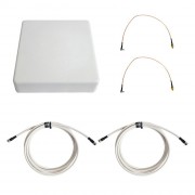 Антенна 3G/4G KAA15-1700/2700 (Панельная, 2 x 12-15 дБ, кабель 2х3м., пигтейлы 2хTS9)