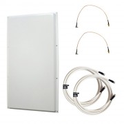 Антенна 3G/4G KAA18-1700/2700 (Панельная, 2 x 15-18 дБ, кабель 2х5м., пигтейлы 2хTS9)