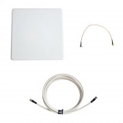 Антенна 3G/4G KP15-1700/2700 (Панельная, 12-15 дБ, кабель 3м., пигтейл TS9)