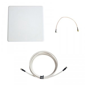 Антенна 3G/4G KP15-1700/2700 (Панельная, 12-15 дБ, кабель 3м., пигтейл TS9) фото 1