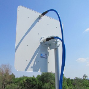 Антенна WiFi AX-2420P MIMO 2x2 (Панельная, 2 х 20 дБ) фото 8