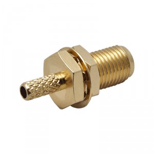 Разъём S-211L (SMA-female, обжимной, на кабель RG-174, RG-316) фото 4