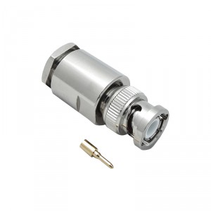 Разъём B-112B (BNC-male, прижимной, на кабель RG-213) фото 1