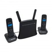 Стационарный GSM-телефон с двумя DECT-трубками на базе роутера