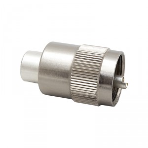 Разъём U-113/5D (UHF-male, накручивающийся, на кабель 5D-FB) фото 1