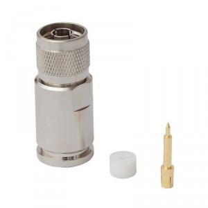 Разъём N-112C/12D (N-male, прижимной, на кабель 12D, цанга) фото 1 | GSM-Репитеры.РУ Разъём N-112C/12D (N-male, прижимной, на кабель 12D, цанга) фото 1