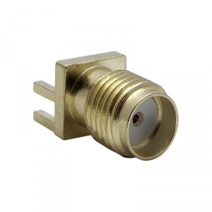 Разъём S-P215 (SMA-female, под печатный монтаж) фото 2