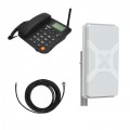Стационарный сотовый телефон Termit FixPhone v2 с панельной антенной Nitsa-6
