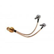 Антенный адаптер (пигтейл) для 3G/4G модемов Huawei (SMA-female - 2xCRC9)