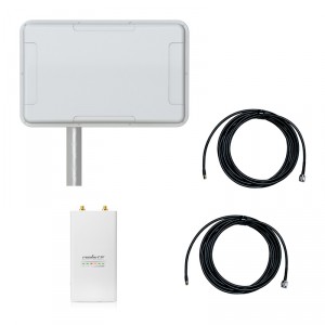 Точка доступа WiFi Ubiquiti Rocket M2 с панельной MIMO-антенной фото 1