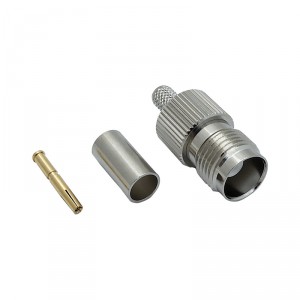 Разъём T-211F (TNC-female, обжимной, на кабель RG-58) фото 1 | GSM-Репитеры.РУ Разъём T-211F (TNC-female, обжимной, на кабель RG-58) фото 1