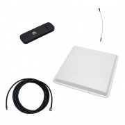 Модем 3G/4G Huawei E3372 с внешней антенной 3G/4G 20 dB и ВЧ-кабелем 5 м. Модем 3G/4G Huawei E3372 с внешней антенной 3G/4G 20 dB и ВЧ-кабелем 5 м.