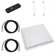 Модем 3G/4G Huawei E3372 с двойной внешней антенной 3G/4G 2х20 дБ Модем 3G/4G Huawei E3372 с двойной внешней антенной 3G/4G 2х20 дБ