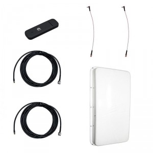 Модем Huawei E3372 с внешней 3G/4G-антенной MIMO 2 х 15 дБ и ВЧ-кабелями по 5м фото 1 | GSM-Репитеры.РУ Модем Huawei E3372 с внешней 3G/4G-антенной MIMO 2 х 15 дБ и ВЧ-кабелями по 5м фото 1
