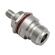 Переходник SN-322 SMA-female - N-female (с гайкой) Переходник SN-322 SMA-female - N-female (с гайкой)