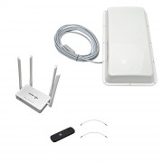 Усилитель 3G/4G Дача-Универсал 2x2 USB на базе антенны со встроенным модемом