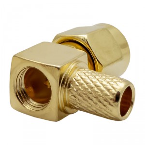 Разъём S-121F (SMA-male, обжимной, угловой, на кабель RG-58) фото 4 | GSM-Репитеры.РУ Разъём S-121F (SMA-male, обжимной, угловой, на кабель RG-58) фото 4