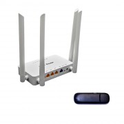 Роутер ZBT WE1626 + совместимый модем Huawei e3131