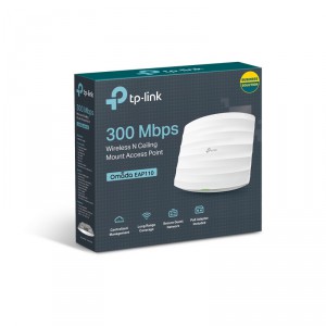 Точка доступа WiFi TP-Link EAP110 (2.4 ГГц, 100 мВт) фото 4