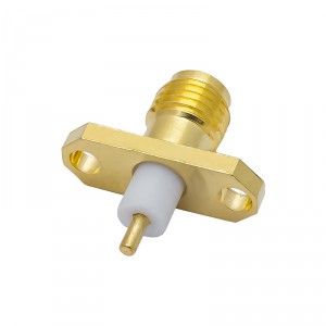 Разъём SMA-2452 (SMA-BJ1) (SMA-female, корпусной, для приборов) фото 2