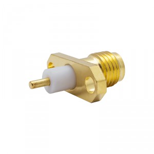 Разъём SMA-2452 (SMA-BJ1) (SMA-female, корпусной, для приборов) фото 4