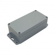 Корпус 160х80х55 мм, IP65, ABS пластик, темно-серый, с фланцами