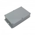 Корпус 220x145x55 мм, IP65, ABS пластик, тёмно-серый, с фланцами
