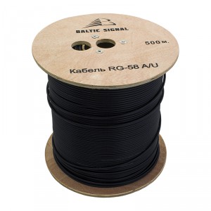 Кабель RG-58 A/U (черный) фото 6 | GSM-Репитеры.РУ Кабель RG-58 A/U (черный) фото 6