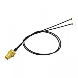 Пигтейл SMA-female - 25 см RF1.13 - 2 x MHF4-female фото 2 | GSM-Репитеры.РУ Пигтейл SMA-female - 25 см RF1.13 - 2 x MHF4-female фото 2