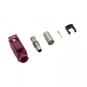 Разъём Fakra тип D (Claret Violet / 4004) female обжимной для кабеля RG-316 фото 1 | GSM-Репитеры.РУ Разъём Fakra тип D (Claret Violet / 4004) female обжимной для кабеля RG-316 фото 1