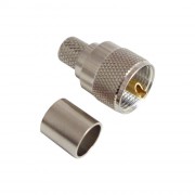 Разъём U-111/8D (UHF-male, обжимной, на кабель 8D-FB)