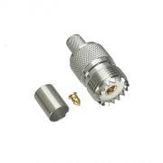 Разъём U-211/5D (UHF-female, обжимной, на кабель 5D-FB)