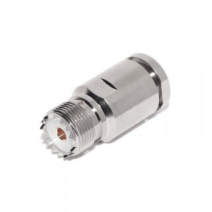 Разъём U-212/10D (UHF-female, прижимной, на кабель 10D-FB) фото 1