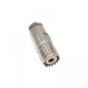 Разъём U-212/5D (UHF-female, прижимной, на кабель 5D-FB) фото 1