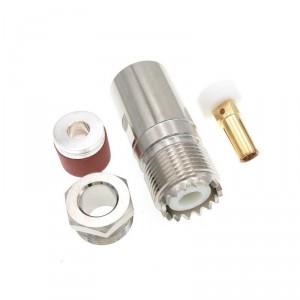 Разъём U-212/5D (UHF-female, прижимной, на кабель 5D-FB) фото 3