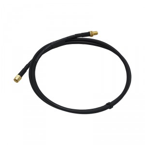 Кабельная сборка RP-SMA-male - 1 метр RG-58 - RP-SMA-female фото 1