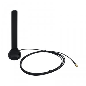 Антенна всенаправленная штыревая KC3-800/2700 с магнитным креплением, кабелем 2м., разъемом SMA-male фото 1